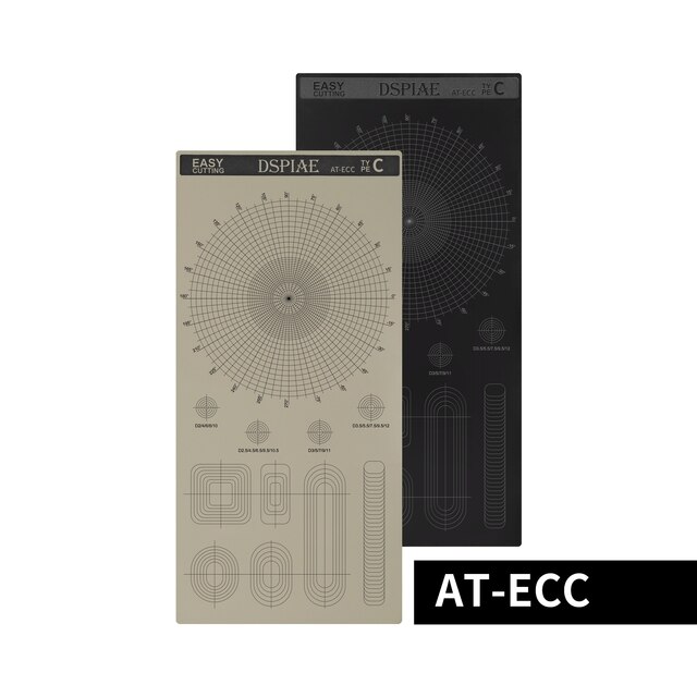 DSPIAE Maskierung KLEBEBAND SCHNEIDEN matt (KONZENTRISCHEN KREISE): beim-ECC