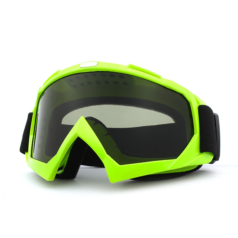 Gafas de Motocross para adultos, Gafas de motocicleta ATV, lentes transparentes, casco de esquí, Googles todoterreno para Kawasaki Oculos Gafas: Azul cielo