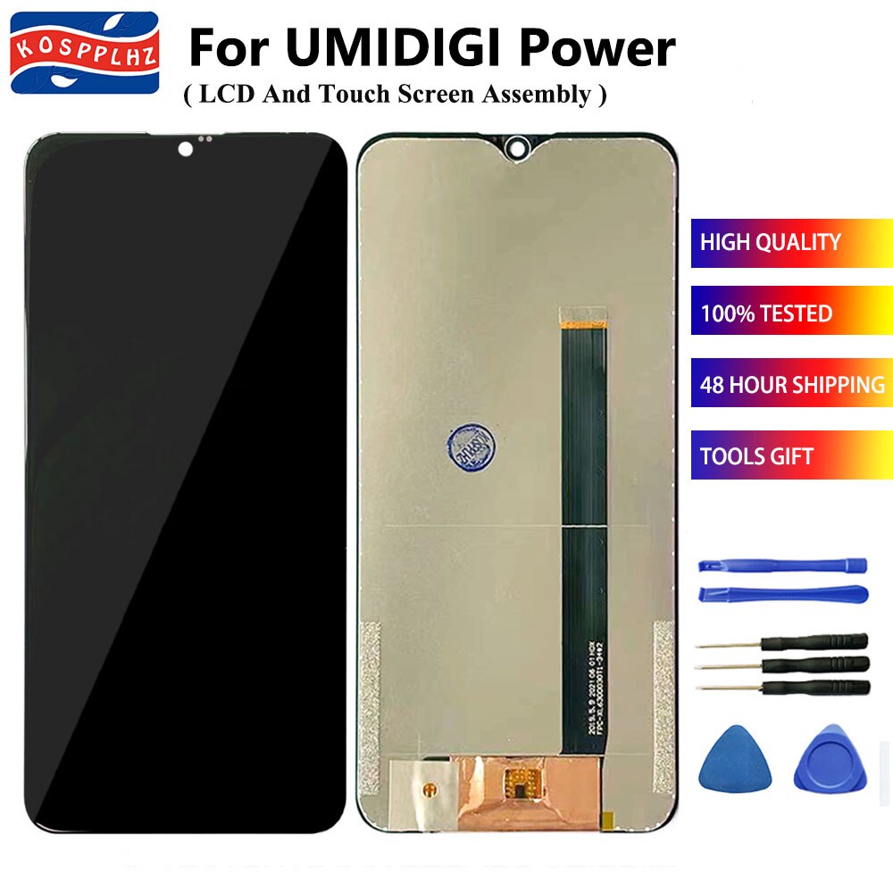 KOSPPLHZ 6.3 "Für UMIDIGI Energie LCD + berühren Bildschirm Anzeige Montage 100% Getestet Für Umidigi Energie praktisch Teile + kleber
