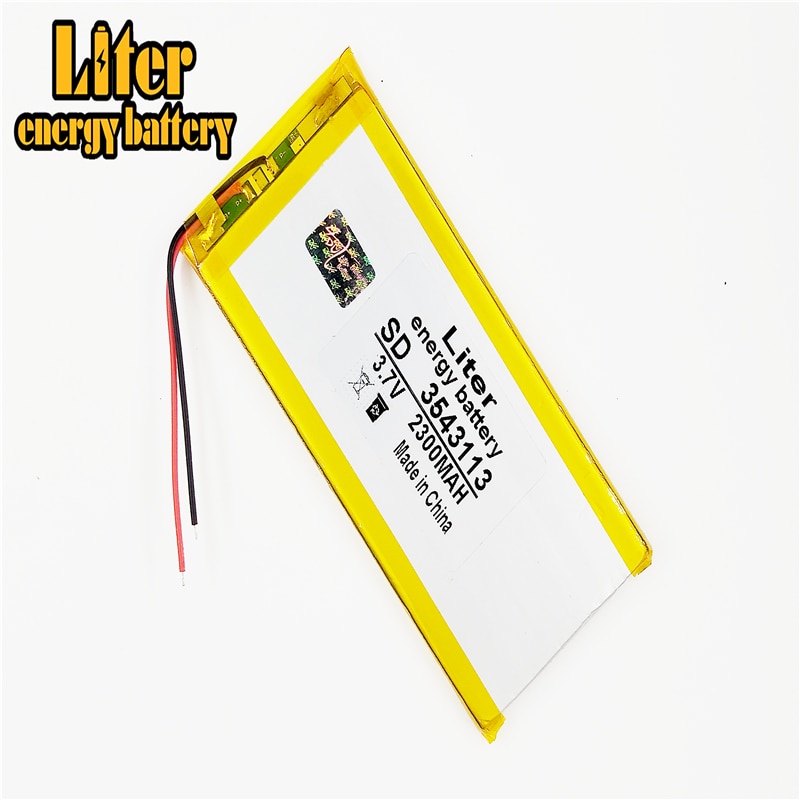 3543113 3.7V 2300mah Lithium polymer Battery with Protection Board For PDA Tablet PCs Digital Products