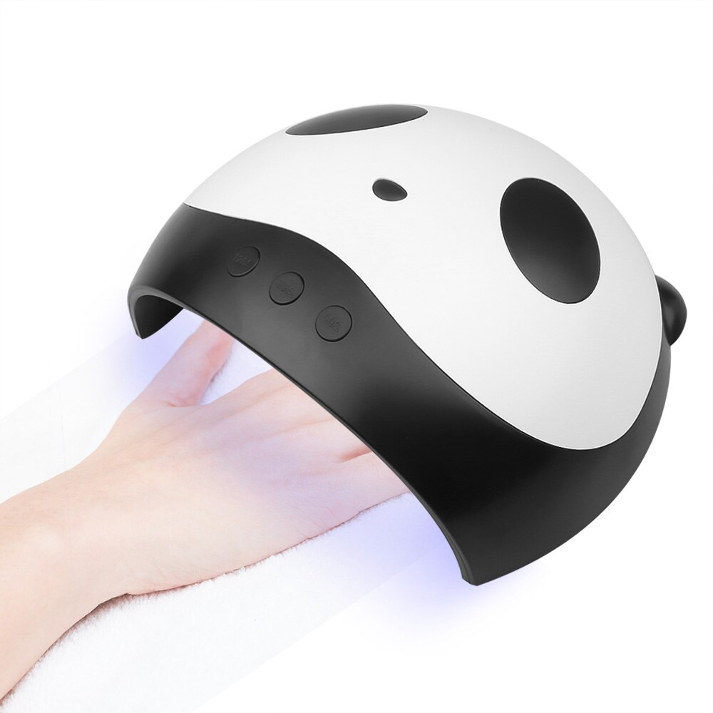 F.vipper 36w panda uv lampe gel neglelak hærdende led neglelampe manicure maskine med sensor usb opladning negle tørre værktøj