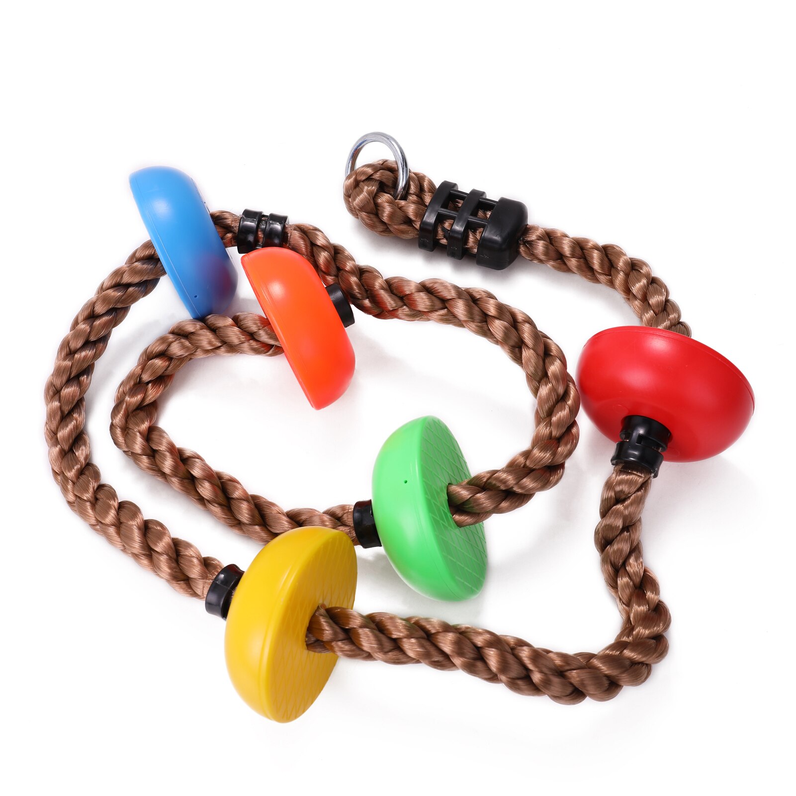 Color Disc Climbing Rope Outdoor Sports Swing Rope Kids Exercise Climbing Rope indoor Entertainment Equipment Hangings Swing Set: Default Title