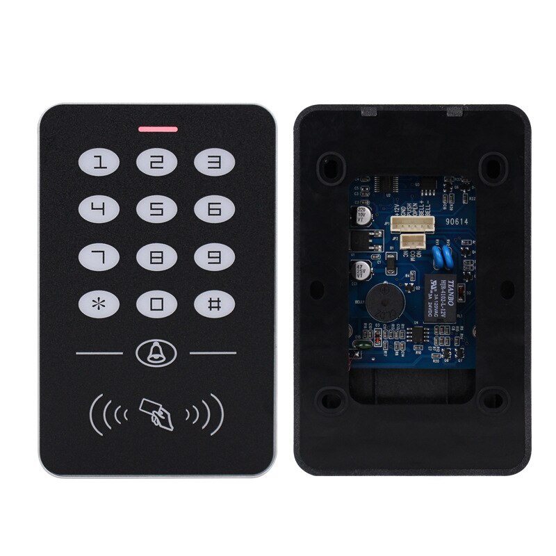 Various Door Access Control System Kit ID keypad access control + Power Supply +exit button+ Electric Door Locks for office
