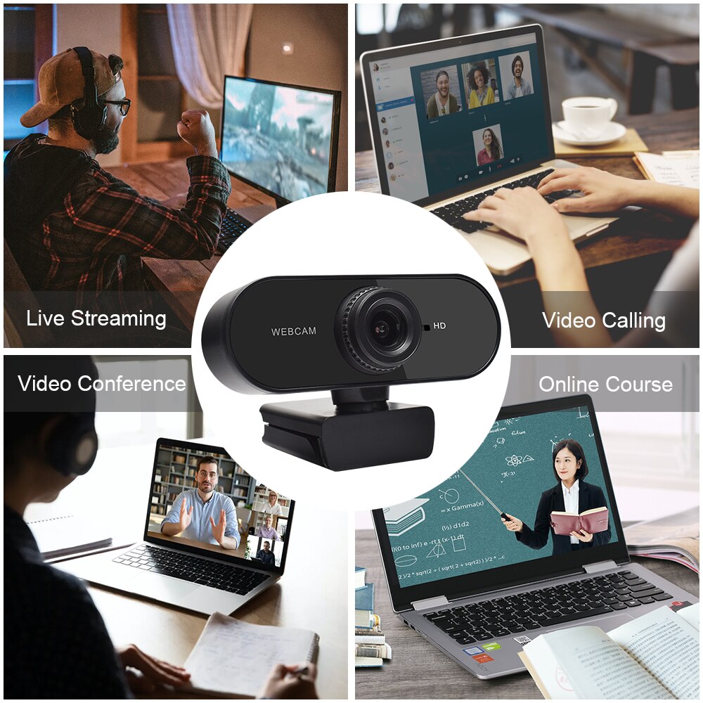 4K Webcam Mini PC Web Camera with Microphone Deskt... – Grandado