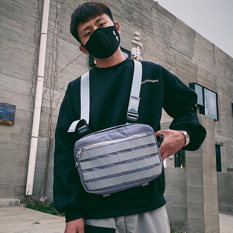 Shoulder Bag Rapper Chest Rig Bags Adjustable Pocket Hip Hop Streetwea... – Grandado