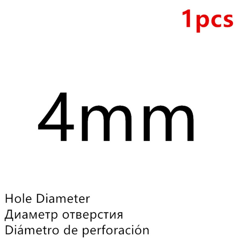 1 Punching Leather Hole Punch Round Steel Leather Craft Hollow Hole Punch 1mm-25mm Metal Gaskets Plastic Rubber Tools: 1pcs 4 mm