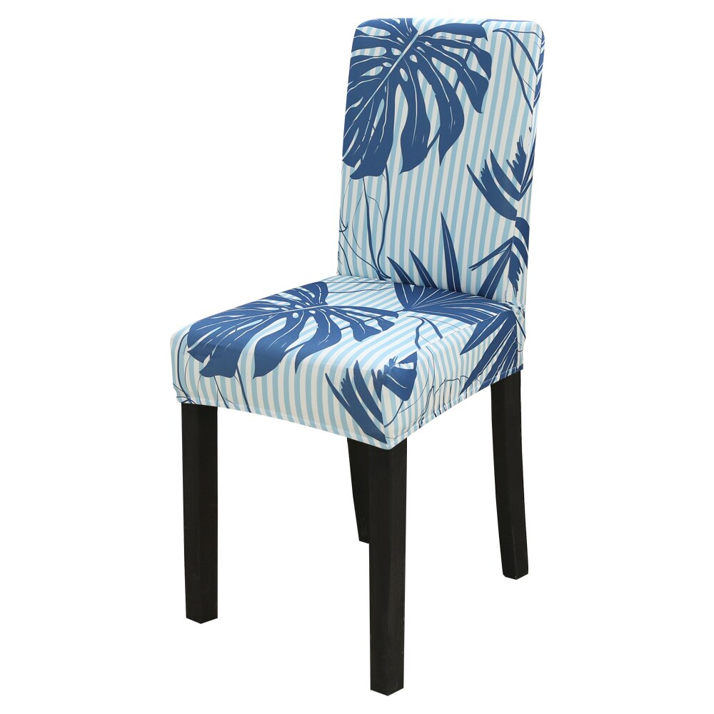Elastische stoelhoes van spandex, woonkamer, eetkamerstoel, stretch, moderne bloemenprint, keuken, restaurant, hotel, hoes: 16-1pc