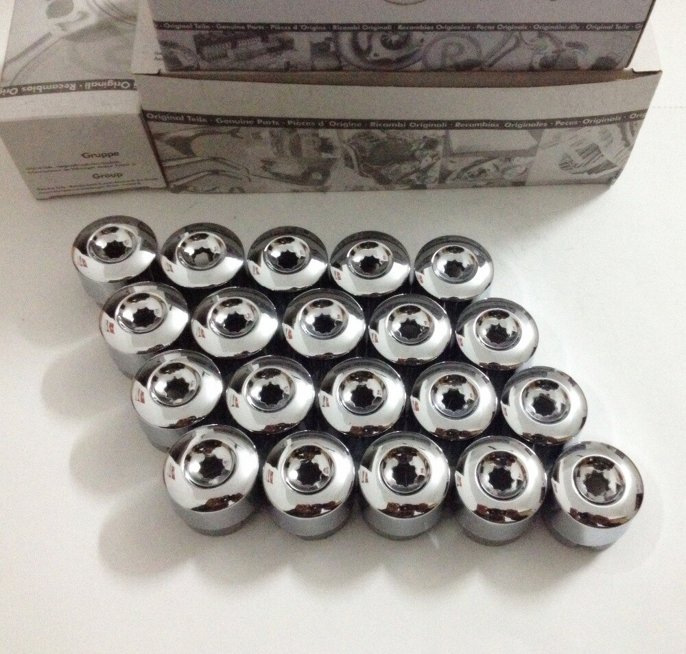 20 pcs WHEEL NUT BOLT CHROME COVERS For VW TOUAREG... Grandado