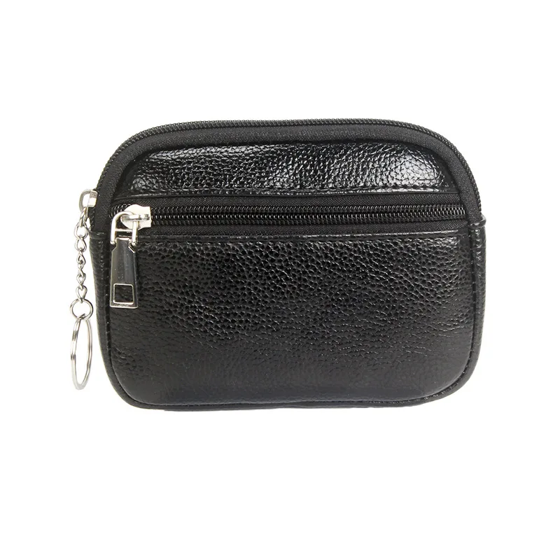 Mode Rits Korte Portemonnee Tas Voor Vrouwen Pu Lederen Clutch Tassen Leuke Kaarthouder Vrouwelijke Vouwen Kleine Portemonnee Mini sleutelhanger