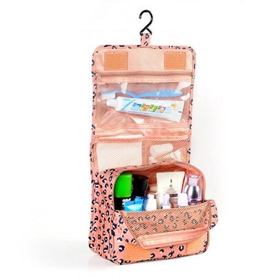 Frauen Reisen Kosmetik Tasche Tragbare Wasserdichte Lagerung fallen Weibliche Hängen Waschen Taschen Organizer Machen hoch Toilettenartikel Schönheit Bausatz Kasten: C01