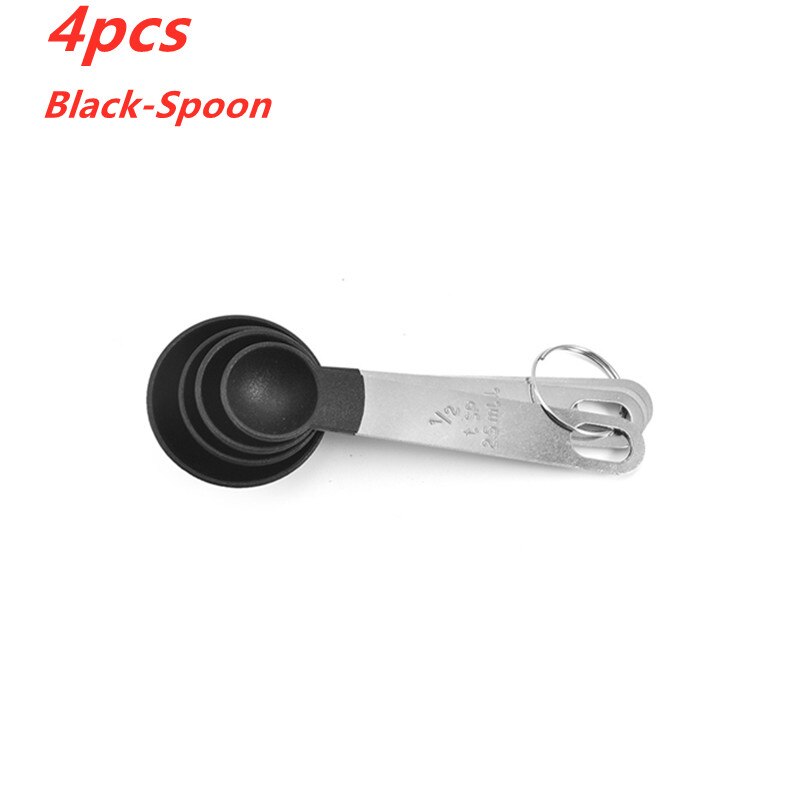 8Pcs/Set Stainless Steel Measuring Cups Spoons Kitchen Baking Cooking Tools Set 4 Spoons+4 Cups Blue Pink Gray Green