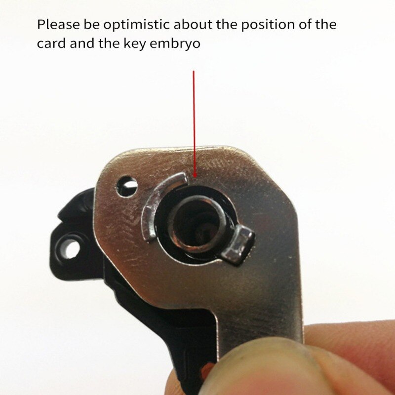 Motorcycle Key Blanks Separate Left/Right Slot Personality Aluminum alloy ABS DIY Keys Foldable Auto Pop-up Replacement Keys