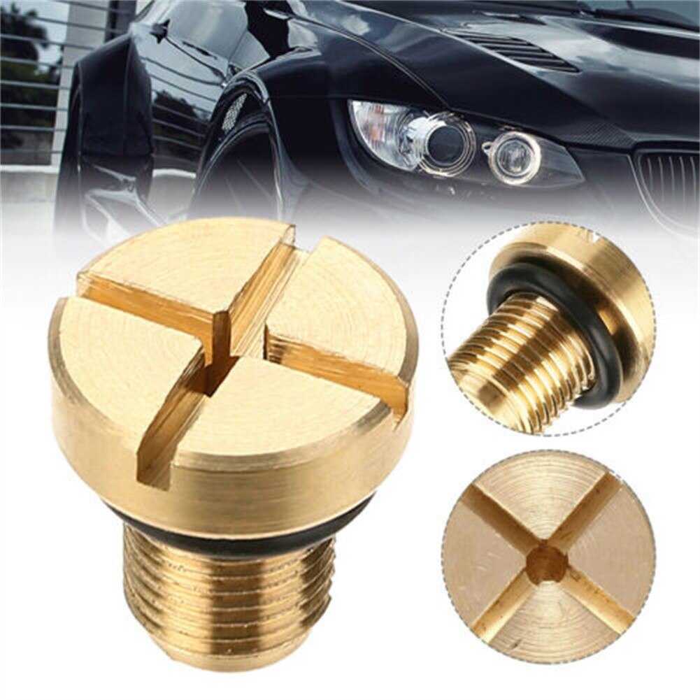 1pc Coolant Tank Bleeder Screw Radiator Hose Bleed Vent Screw Radiator Expansion Water Tank Drain Screw For BMW E46 E90 E39