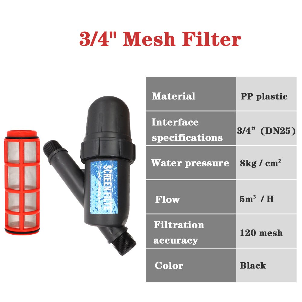 3/4,1,1.5,2 Inch 120 Mesh Tuin Watering Netto Filt... – Grandado