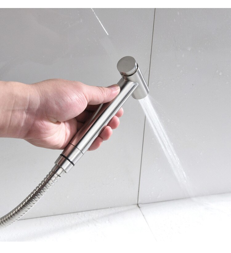 Handheld Bidet Spuit Draagbare Luier Bidet Rvs Hand Bidet Kraan Voor Badkamer Handspuit Douchekop
