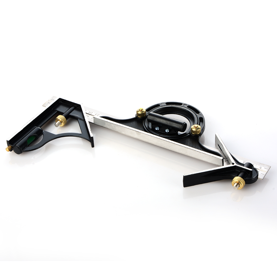 3 In1 Adjustable Ruler Multi Combination Square Angle Finder Protractor 300mm/12"Measuring Set Tools Universal Ruler Right Angle