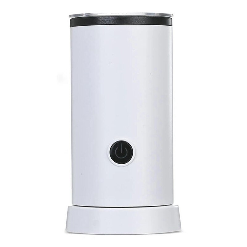 Electric Milk Frother Machine Warmer 550W Auto 240Ml Stainless Steel: White