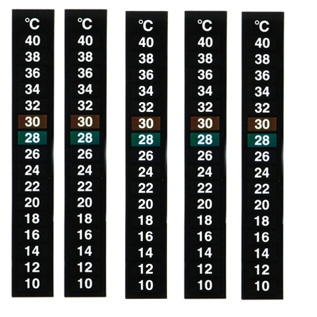 Termometr naklejka wskazująca temperaturę akwarium akwarium kontrola pomiaru cyfrowa zmiana temperatury wysokiej jakości trwały klej