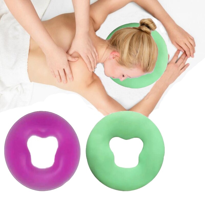 Almohada de masaje suave para SPA, cojín de silicona para relajación facial, cojín de cuna, almohada de belleza