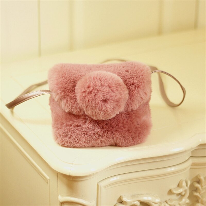 Cute Lovely Baby Girls Mini Crossbody Bag Purse Bowknot: D
