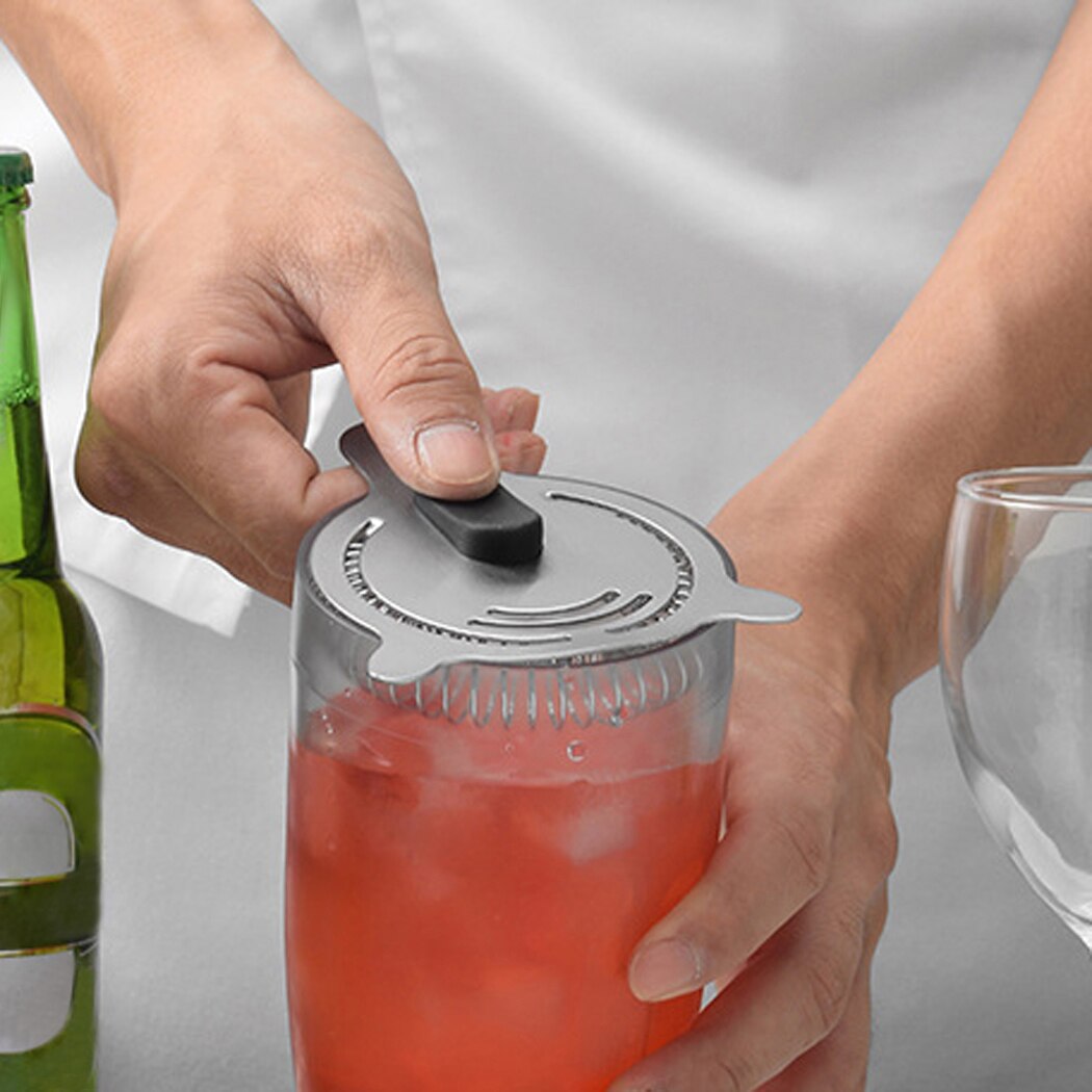 Bar Strainer Sturdy Stainless Steel Cocktail Strainer Cocktail Tool Bartender Supplies Ice Filter Strainer Bar Tool