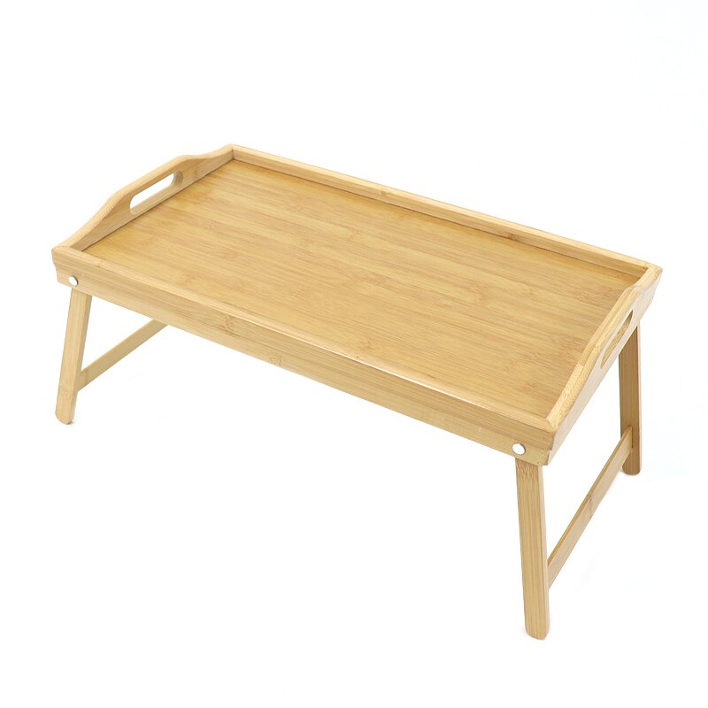 Bambus Frühstück Tablett mit Griff Portion Frühstück Ich bin Bett oder Verwenden als Tv Tisch Faltbare Bett Tisch Laptop: Ursprünglich Titel