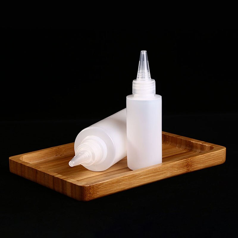 Squeezable Nachfüllbare Flaschen Tropfer Sonde Flasche Honig Gewürz Pigment Flaschen Flüssigkeit Container 100/200/250/300/400/500 ML