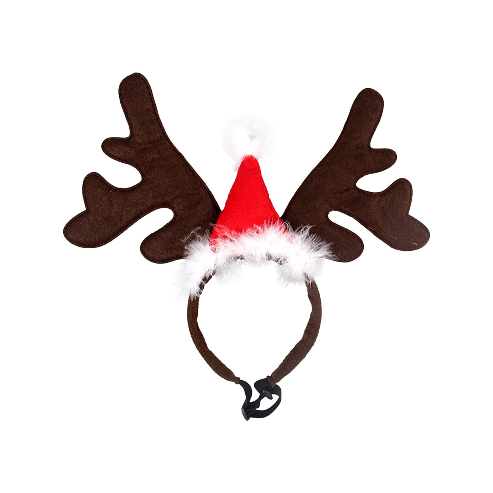 Korte Pluche Dierbenodigdheden Kerst Kostuum Party Katten Elk Rendier Antler Cosplay Verstelbare Hond Hoofdband Festival Elastische: 1