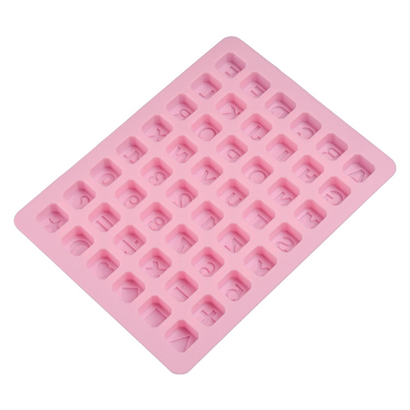 Diy Soap English Letter Symbol Silicone Mold Cake Decoration Plaster 