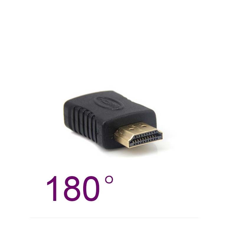 Connecteur HDMI mâle à femelle à Angle droit, adaptateur de câble d&#39;extension, 90/270/180 degrés,