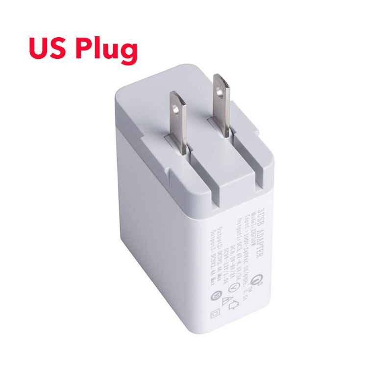 3.0 Quick Fast Charger 3-Ports QC3.0 USB Wall Charger Travel Adapter Smart Charge For iPAD Tablet Samsung Galaxy S6
