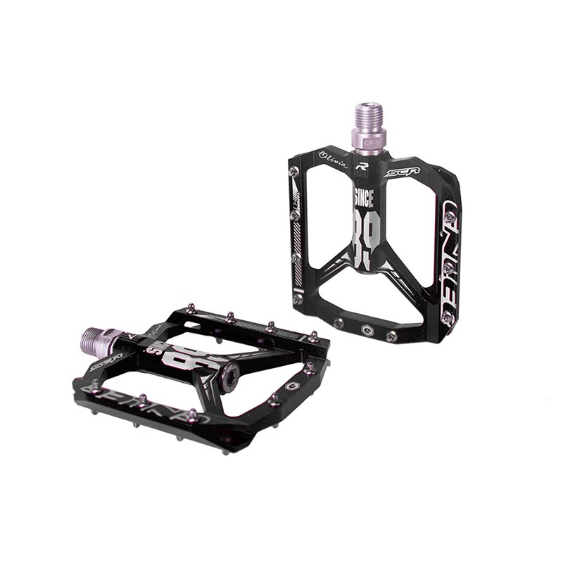 Enlee bicycle pedals Mountain bike bearing pedal off-road pedal CNC aluminum alloy high-intensity pedal rappelling Palin bearing