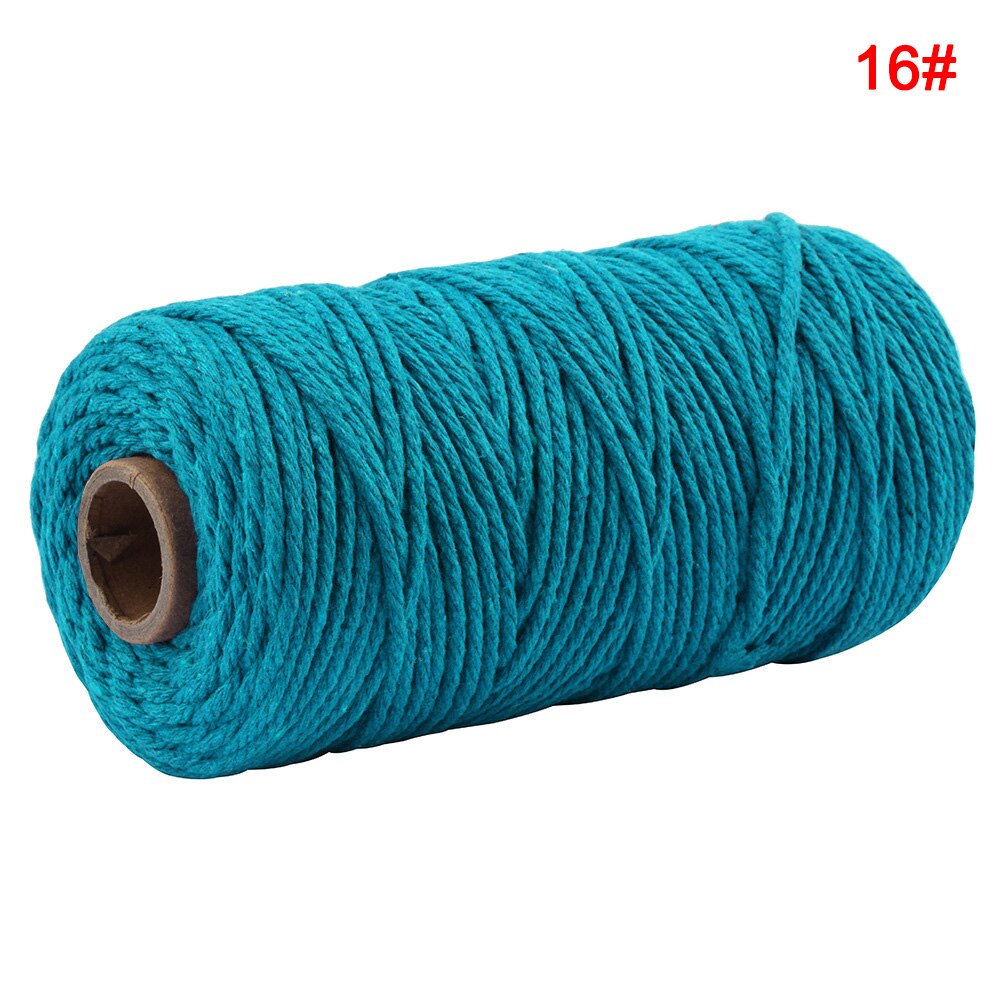 2mm Colorful Anti-Fading Cotton Rope DIY Decorative Wrapping Accessory Hand Tools PAK55: 16