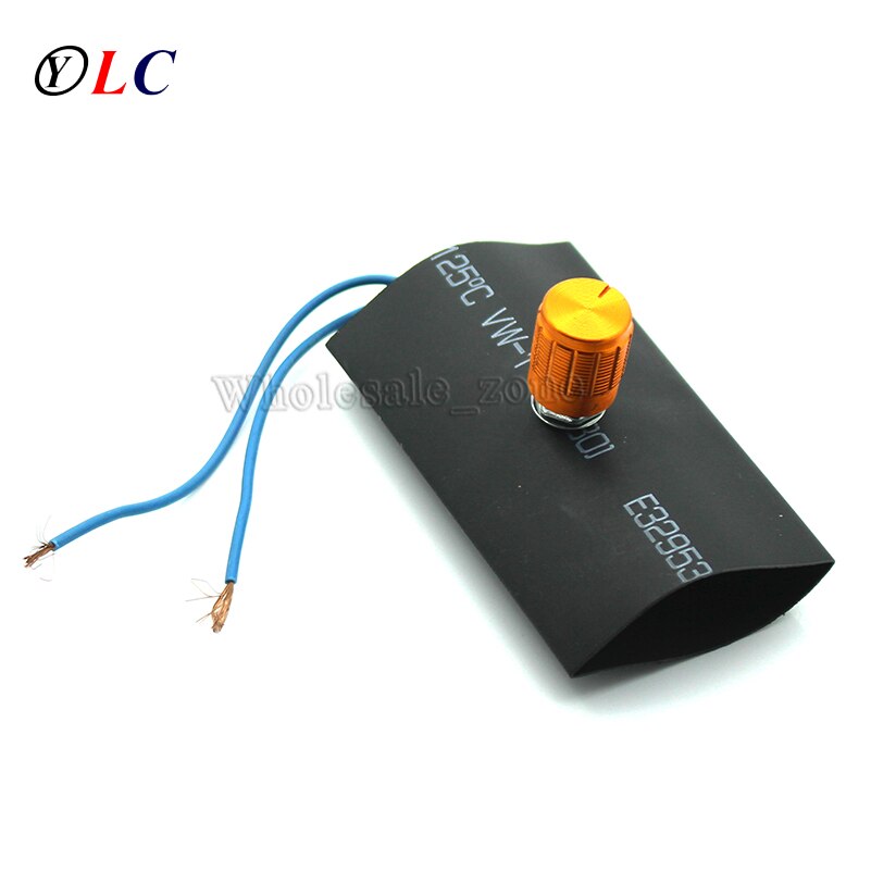 AC 250V Manual Knob IncandescentLlamp Table Lamp In Line 0 - 300W Dimmer Switch Home Use Adjustable Controller Knob Switch