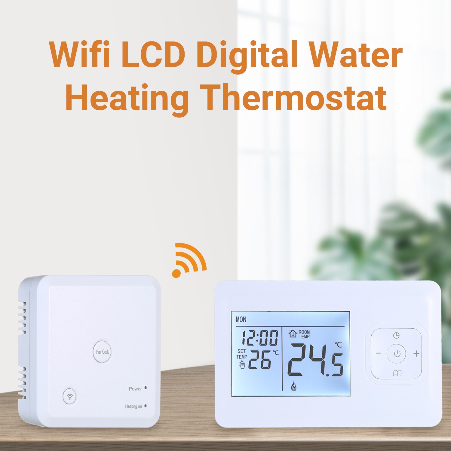 LCD Heating Thermostat Programmable Wall-mounted Furnace Wifi Thermostat Wireless Temperature Control Constant Temperature