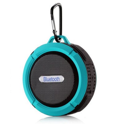 Draagbare Bluetooth Speaker Waterdichte Douche Speaker Mini Auto Speaker: Sky Blue