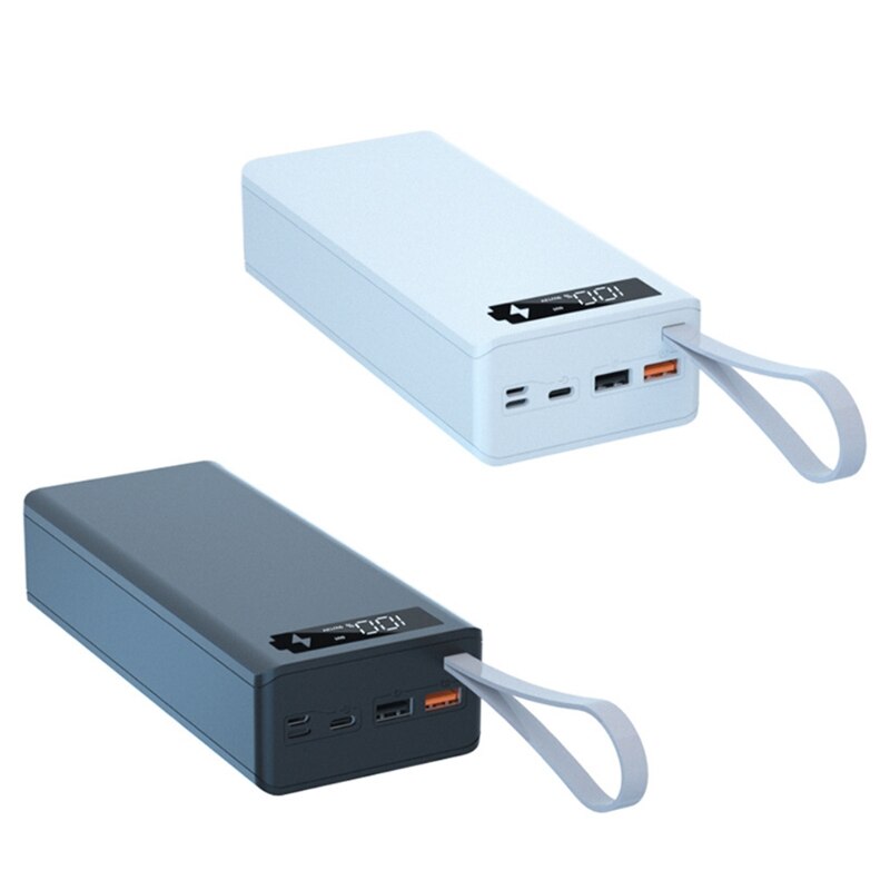 C16 abnehmbare displays  qc3.0 pd diy-batteriegehäuse, 16 x 18650 akkus, powerbank-gehäuse, tragbare externe box ohne akku