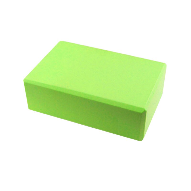 Eva yoga blokk murstein trening treningsverktøy trening trening hjelpemiddel kroppsforming helse treningsutstyr: Grønn