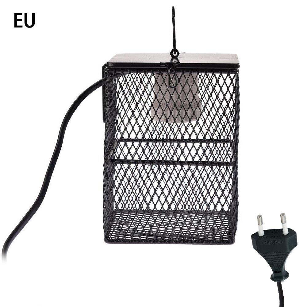 Pet supplies reptile incubator heating lamp shield reptile heating lamp shell cage protector chocadeira tortuga lizard: B