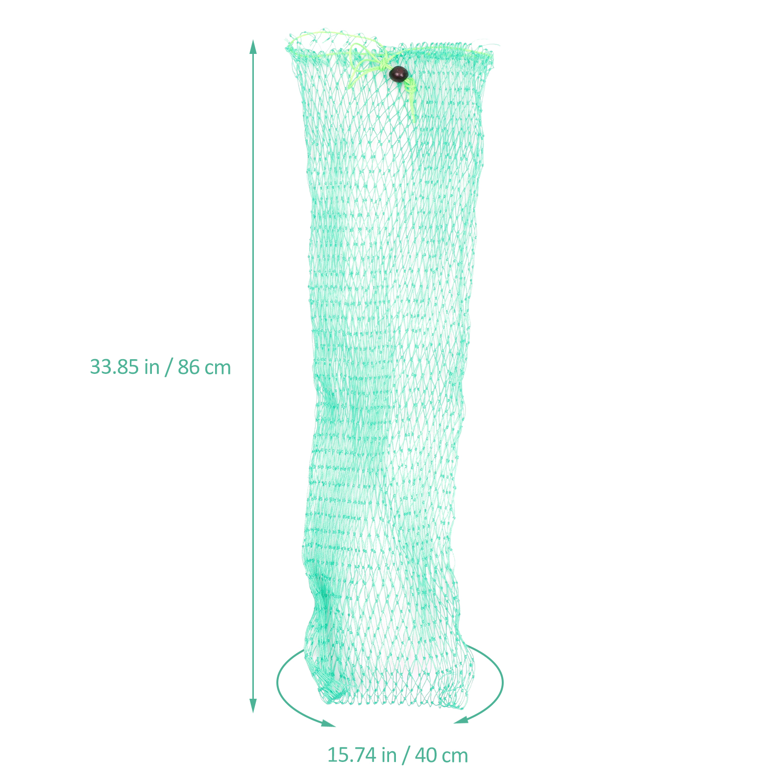 2pcs Practical Fishing Net Catch Fish Landing Net Woven Fishing Net Equipment