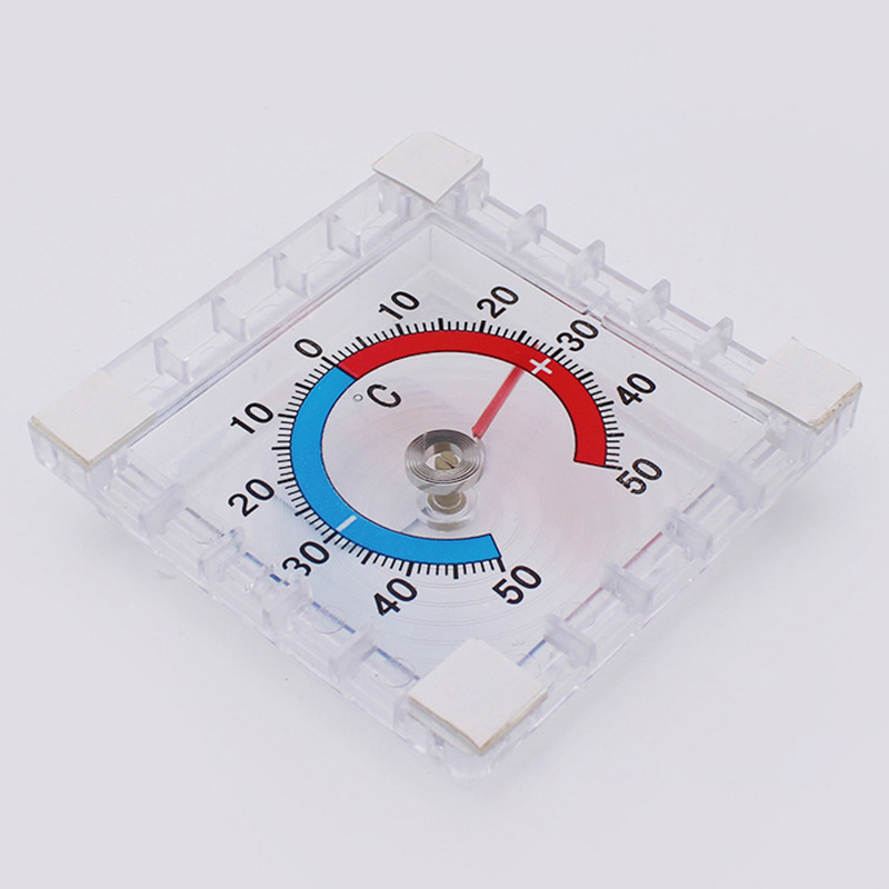 Temperatuur Thermometer Venster Indoor Outdoor Wall Garden Home Afgestudeerd Disc Meting
