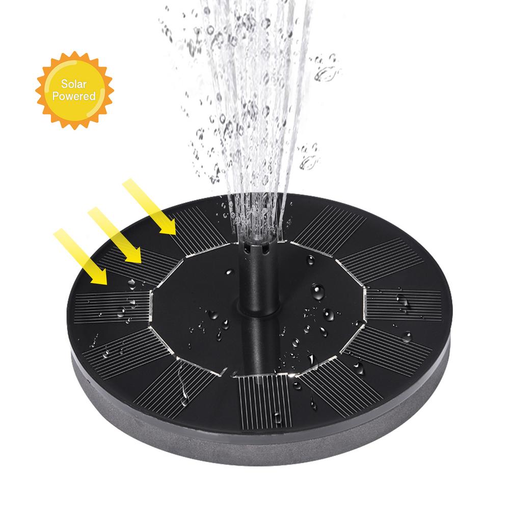 Solar Fountain Garden Water Fountain Floating Swimming Pools Solar Panel Water Fountain For Garden Pools Lawn Decorative