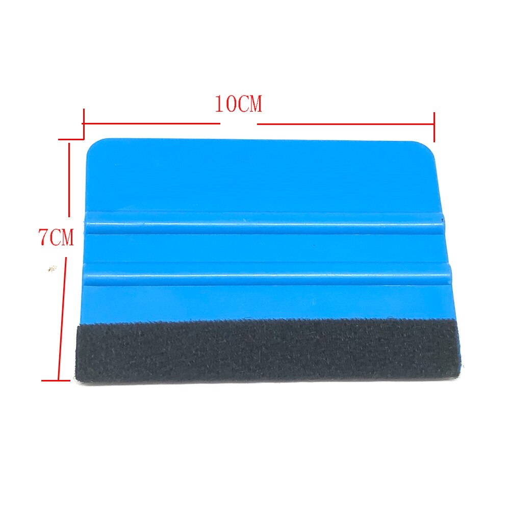 10x7cm Vinyl Carbon Fiber Window Ice Remover Cleaning Wash Car Scraper