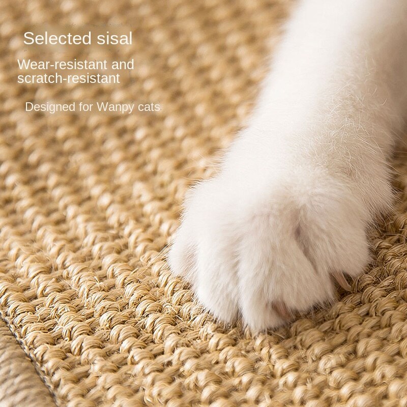 Scratching Post Sisal Mat Scrapers for Cats Cat Scraper Furniture Boardback Scratcher Supplies Pet Products Home Garden