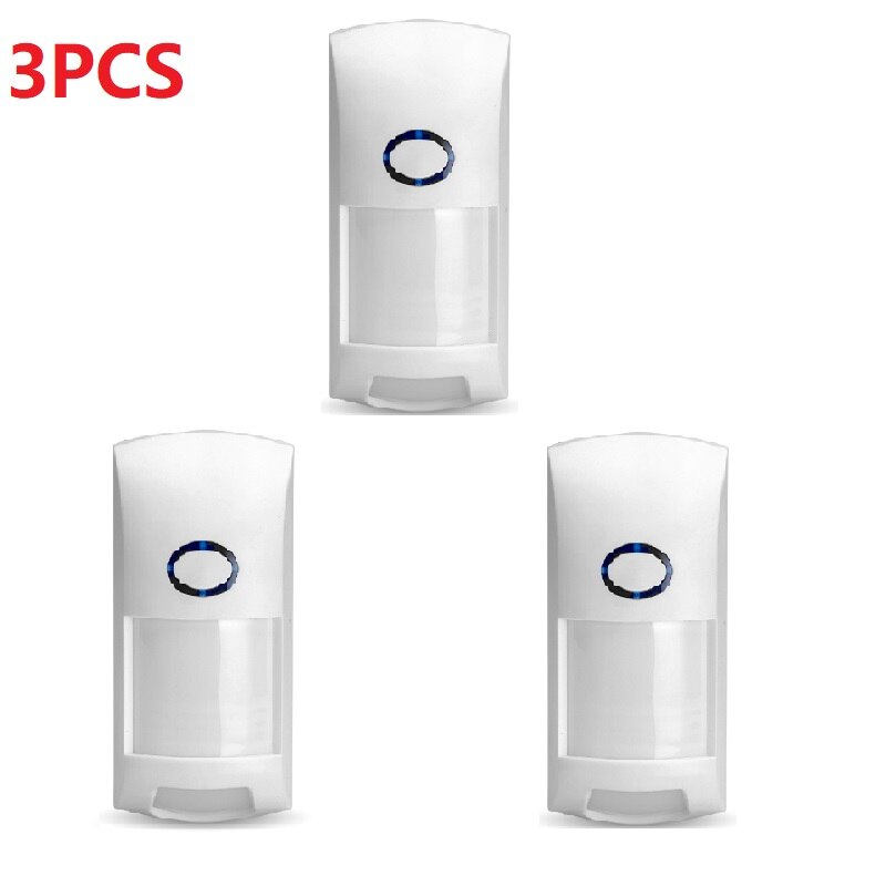 Aubess Tuya Smart WiFi Infrared Detectors Outdoor Wireless PIR Alarm Motion Sensor Smart Home Security Alexa Google Home: 3Pcs