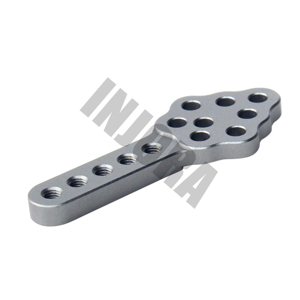INJORA 4 Stuks CNC Metalen Schokdemper Mount Passen Hoogte Hoek Stand voor RC Crawler Auto Axiale SCX10 90046 D90 d110