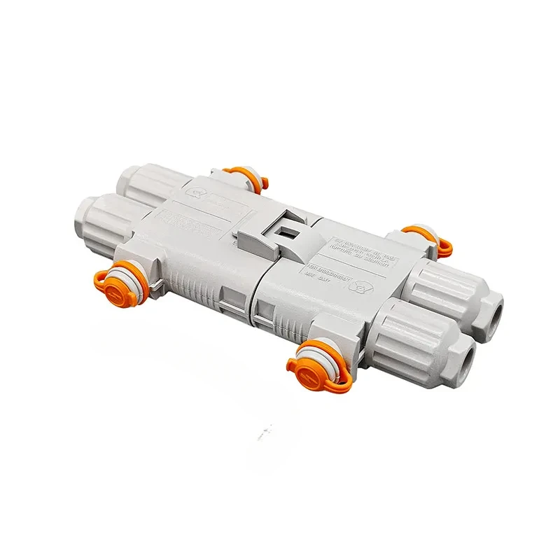 100A Waterproof Male Female Connector for Parking Air Conditioning High Current Truck Anti Detachment Charging Power Head Plug: Yellow
