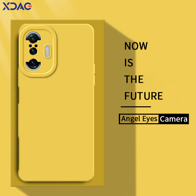 Coque de luxe en Silicone liquide yeux d'ange pour Xiaomi POCO F3 GT F3GT Redmi K40 Gaming 360, housse de téléphone antichoc, boîtiers de jeu K40