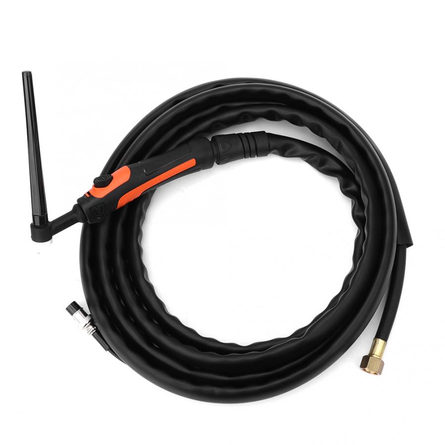 Kit de antorcha de soldadura TIG 0,5-1,6mm varilla de tungsteno M16x1.5 interfaz de aire con equipo de soldadura de Cable de 4m