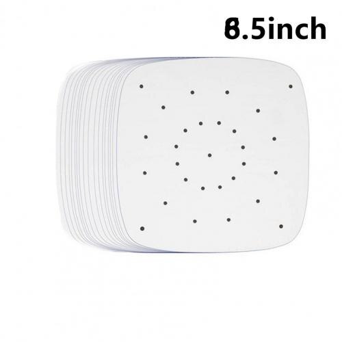 100 pièces/sac Absorbant L'huile Papiers multi-usages Anti-adhésif Facile à Utiliser Léger Portable En Bambou Revêtement Plaquettes pour la Cuisine: White 2